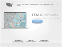 Tablet Screenshot of newfloodmap.com